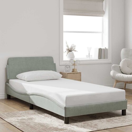  Okvir za krevet Dover svjetlosivi 100x200 cm bar&scaron;unasti Cijene