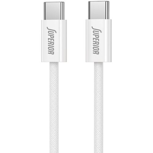 Superior USB data kabal SU-K1025, Type C na Type C, 60W, 1m, Beli Cene