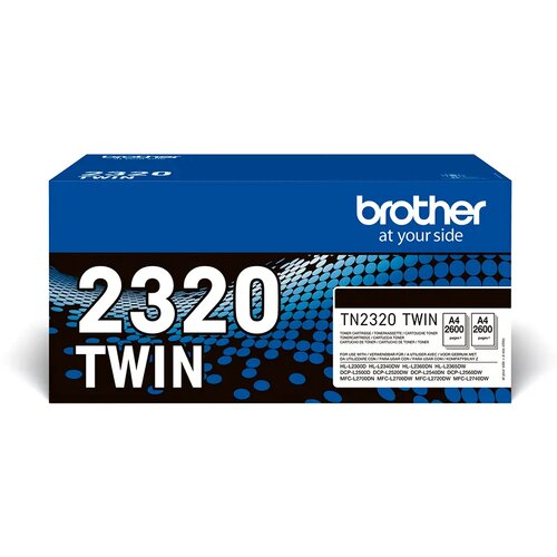 Brother TN-2320TWIN toner cartridge 1 pc(s) Original Black Cene