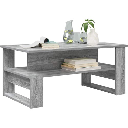  Kava Stol Siva Sonoma 90 x 50 x 40 cm Konstruirano drvo Slike
