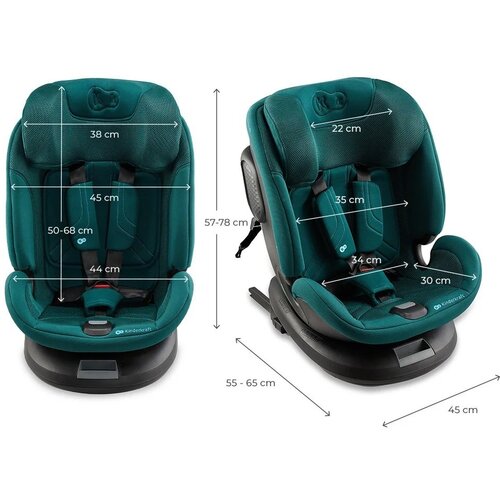 Kinderkraft Avtosedež i-size 40-150 cm Xpedition 3 green Slike