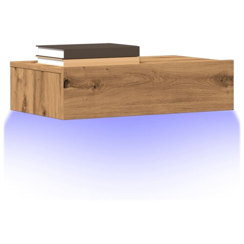 vidaXL TV omarica z LED lučkami 2 kosa artisan hrast 60x35x15,5 cm Cene