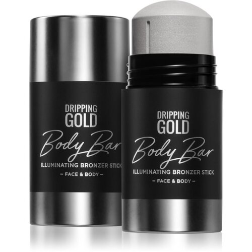Dripping Gold Luxury Tanning Illuminating Stick posvetlitveni bronzer za obraz in telo odtenek Silver 36 g Slike
