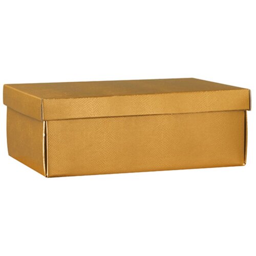 kutija kartonska zlatna sa poklopcem -38406 Slike