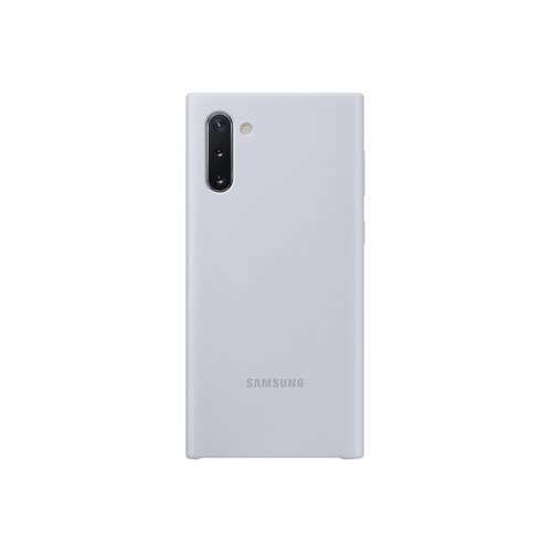 Samsung original silikonski ovitek EF-PN970TSE za Galaxy Note 10 N970 - srebrn Slike