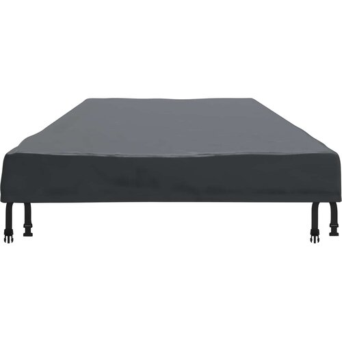  Pokrov za stol Jednobojno Crna 262 x 102 x 15 cm tkanina Slike