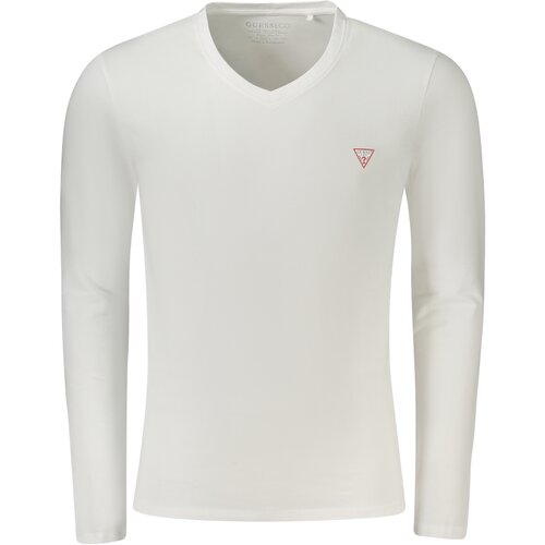 Guess Jeans LONG SLEEVE T-SHIRT MEN WHITE Slike