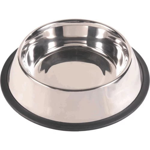 Trixie STAINLESS STEEL BOWL 450ML Nehrđajuća zdjela, srebrna, veličina