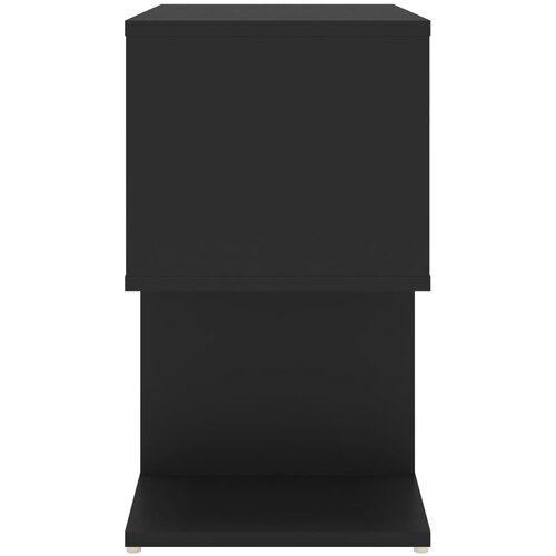  Noćni ormarići 2 kom crni 50 x 30 x 51,5 cm konstruirano drvo Slike