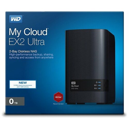 Wd HDD External WD My Cloud EX2 Ultra (3.5”, 0TB, Gigabit Ethernet, USB 3.0 x2) Cene