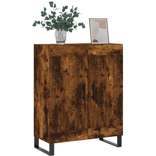  Komoda boja dimljenog hrasta 69,5x34x90 cm konstruirano drvo Slike
