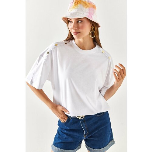 Olalook T-Shirt - White - Regular fit Slike