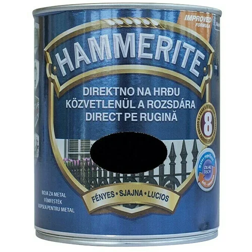 HAMMERITE Lak u boji (Crne boje, 2,5 l, Sjaj)