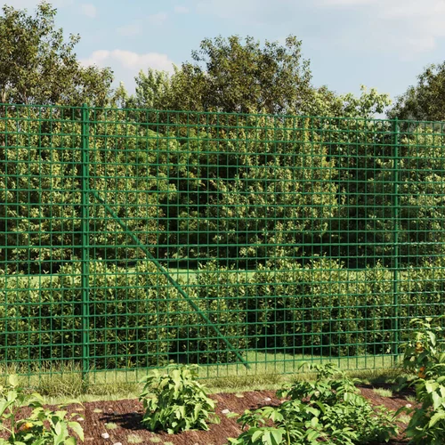  ograda od žičane mreže s prirubnicom zelena 1,6 x 10 m