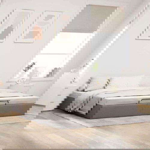vidaXL Otomanski posteljni okvir brez vzmetnice taupe 160x200 cm blago Cene