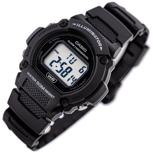 Casio Ura W219H1A Črna Slike