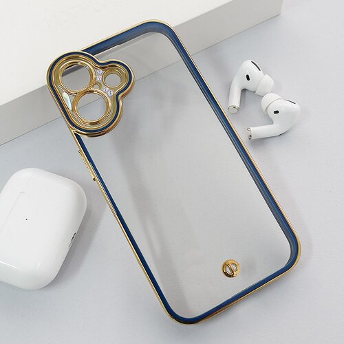  Maska za iPhone 16 Luxury Crystal Clear plava Cene