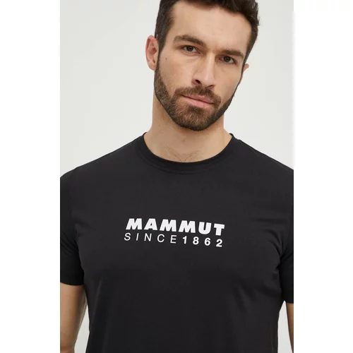 Mammut Športna kratka majica Core črna barva