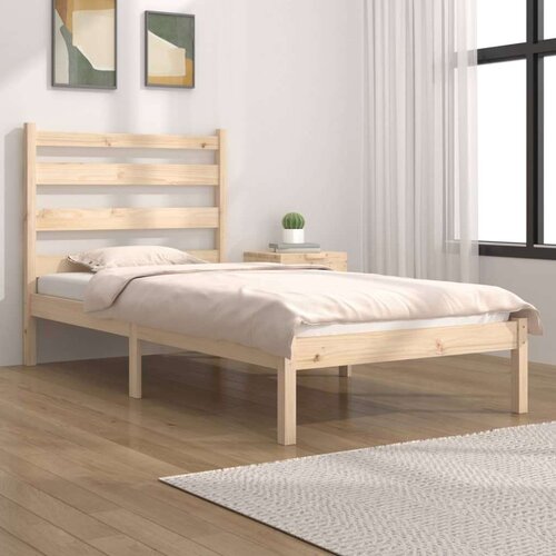  Posteljni okvir iz trdne borovine 100x200 cm, (20644547) Slike