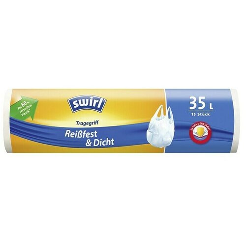  Vrečke za smeti z ročajem Swirl (15 l, 35 kos) Cene