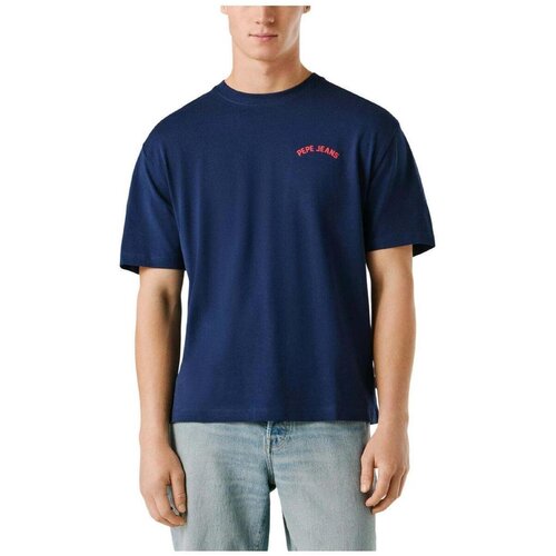PepeJeans Majice s kratkimi rokavi PM5010319 580 Modra Cene