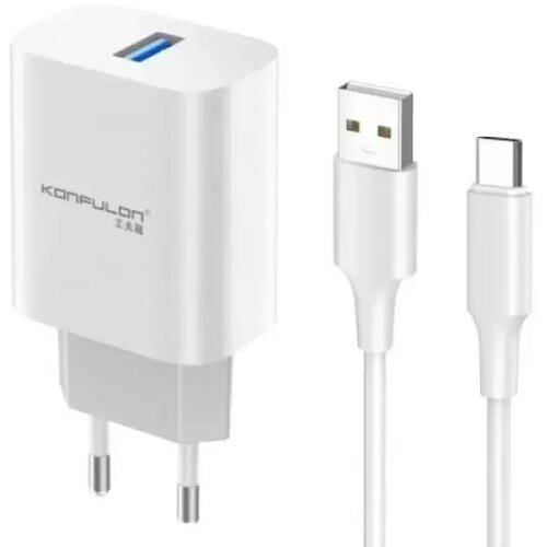 Konfulon Kucni punjač C87 brzi USB Type C 5V/3A Slike