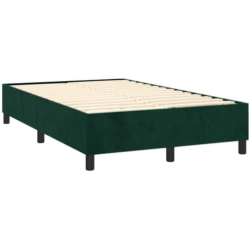 Box spring krevet s madracem tamnozeleni 120x200 cm bar&amp;scaron;unasti Slike