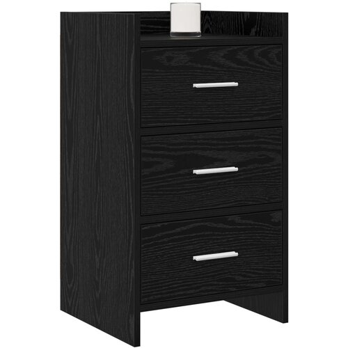  Noćni ormarići Crni hrast 40 x 36 x 70 cm Konstruirano drvo Slike