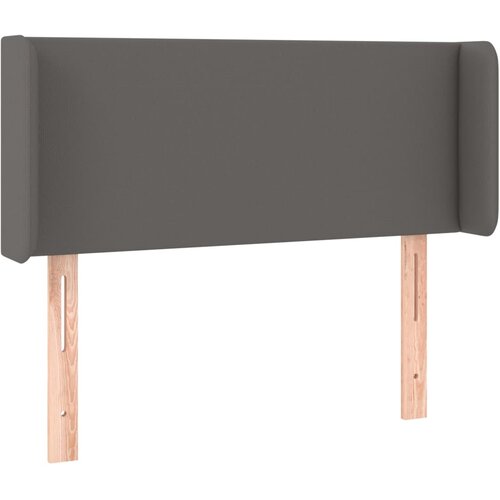  LED uzglavlje sivo 103x16x78/88 cm od umjetne kože Slike