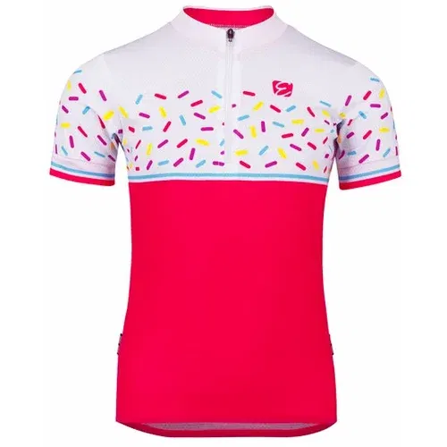 Etape Dětský cyklistický dres RIO růžovo-bílý Etape Dětský cyklistický dres RIO růžovo-bílý