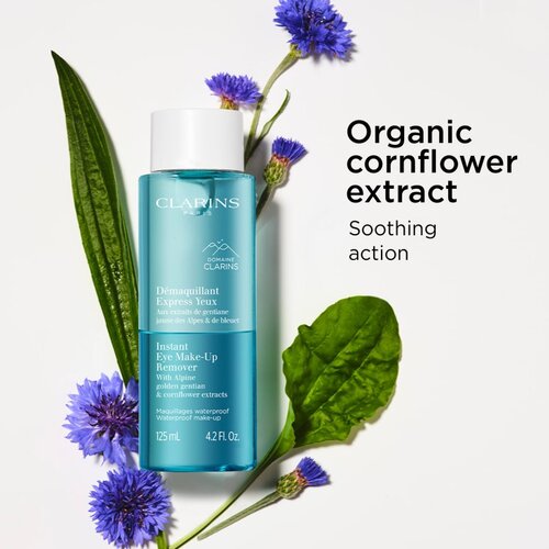 Clarins Instant Eye Make-Up Remover Wateproof dvostopenjski odstranjevalec vodoodpornih ličil 125 ml Slike