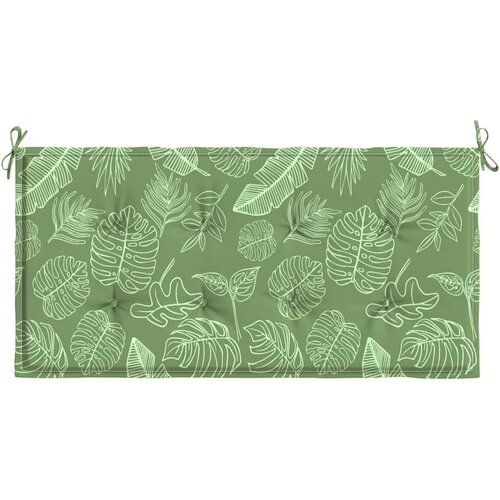 VidaXL Jastuk za vrtnu klupu uzorak li&amp;scaron;ća 120x50x3 cm tkanina Oxford Slike