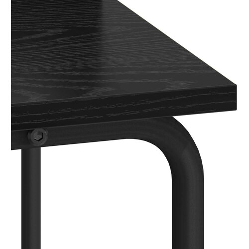  Stol s pohranom Crni hrast 60 x 50 x 91 cm Slike