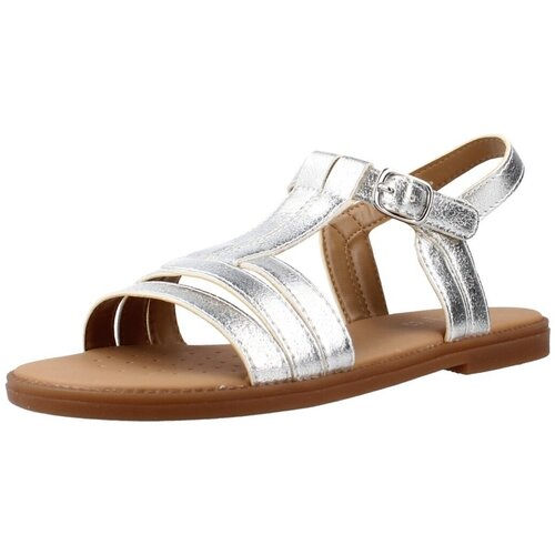 Geox &Scaron;portni sandali Sandalias Ni&ntilde;a Mod&egrave;le J Sandal Karly Srebrna Cene