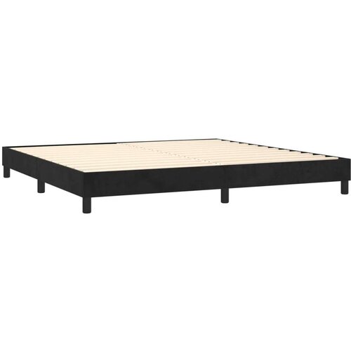  Box spring s madracem LED crni 200x200 cm bar&amp;scaron;un Slike