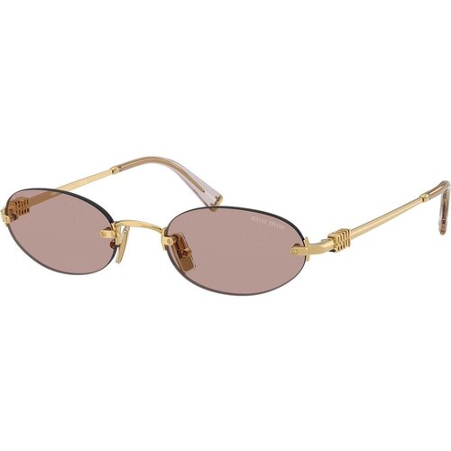 Miu Miu MUA54S 5AK20I ONE SIZE (51) Zlata/Vijolična Cene