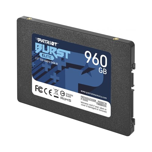 Patriot SSD 2.5 SATA3 6Gb/s 960GB Burst 560MBs/540MBs PBU960GS25SSDR ssd hard disk Slike