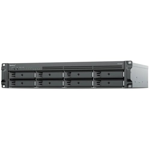 Synology RackStation RS1226PLUS, Rack2U 8 bay 3.5 and 2.5, SATA HDD SSD, AMD Ryzen V1500B 4 core 2.2GHz, 4 GB DDR4ECC SODIM, 2xMemory slots Slike