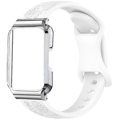 INF Zamenjava/združljiv del &ndash; Huawei Band 11 silikonski pa&scaron;ček z zaponko White, (5000286195) Cene