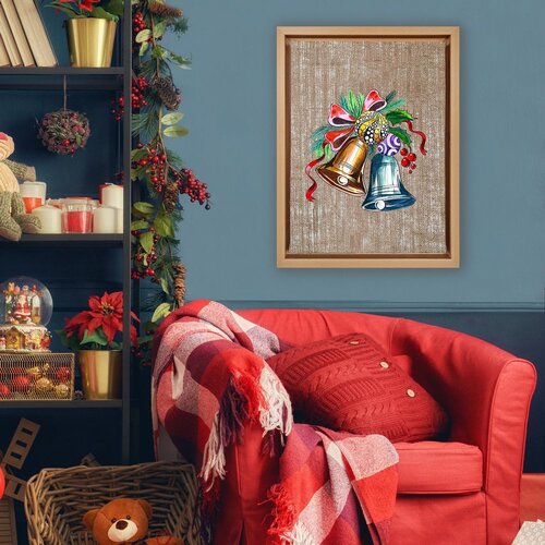 Wallity Zidna dekoracija NLJ600816, 36 x 46 cm, Šarena Cene