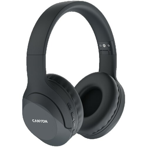 Canyon BTHS-3 Bluetooth headset with microphone BT V5.1 JL6956, battery 300mAh, Type-C charging plug CNS-CBTHS3DG Slike