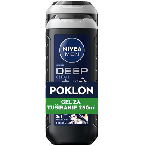 Nivea men deep clean gel za tu&scaron;iranje 500ml + Real Madrid limited edition 250ml gratis Cene
