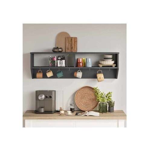 Hanah home Kuhinjska polica Ronda Anthracite Slike