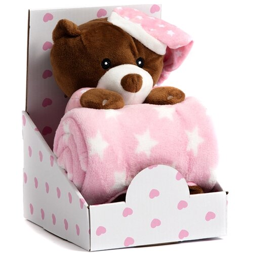 Bbo SET IGRACKA + CEBENCE SLEEPING BEAR (B200003) - PINK Cene
