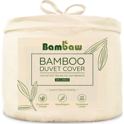 Bambaw prevleka za odejo iz bambusa 135 x 200 cm - ivory Cene
