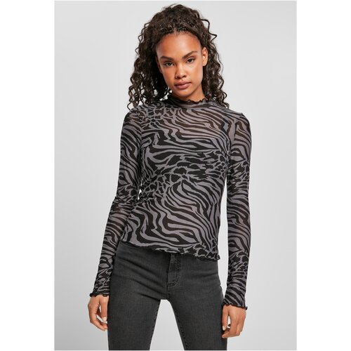 UC Ladies Women's AOP Mesh Long Sleeve Turtleneck Asphalt/Black Cijene