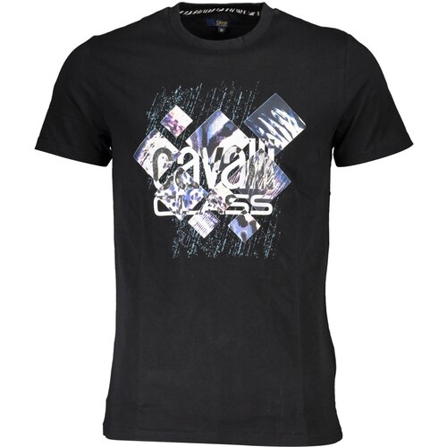 Cavalli Class T-SHIRT SHORT SLEEVE MAN BLACK Cene