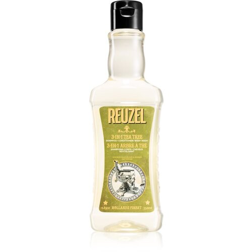 Reuzel Tea Tree 3 u1 &amp;scaron;ampon, regenerator i gel za tu&amp;scaron;iranje za mu&amp;scaron;karce 350 ml Slike