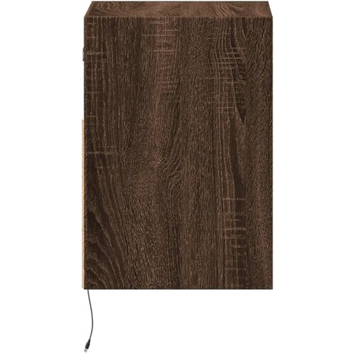  Zidni TV ormarić s LED svjetlima boja hrasta 41x31x45 cm Slike