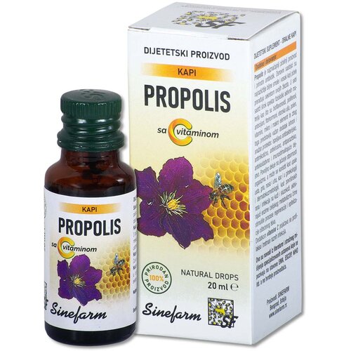 Sinefarm Propolis kapi sa C vitaminom 20 ml Slike